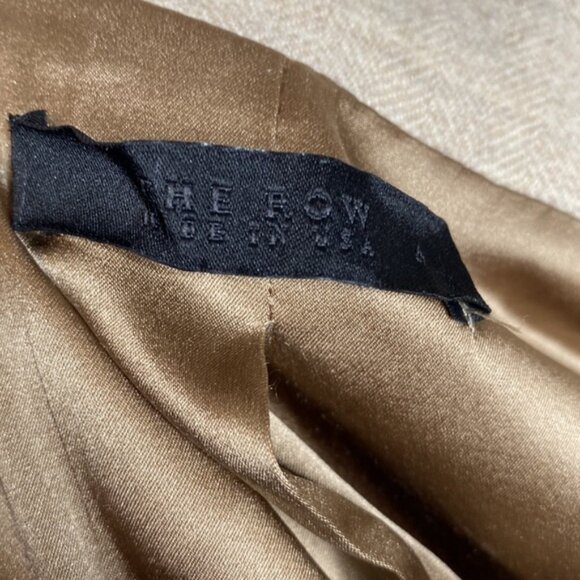 THE ROW Wool Blend Notch Lapel Single Breasted Blazer - Picture 5 of 9